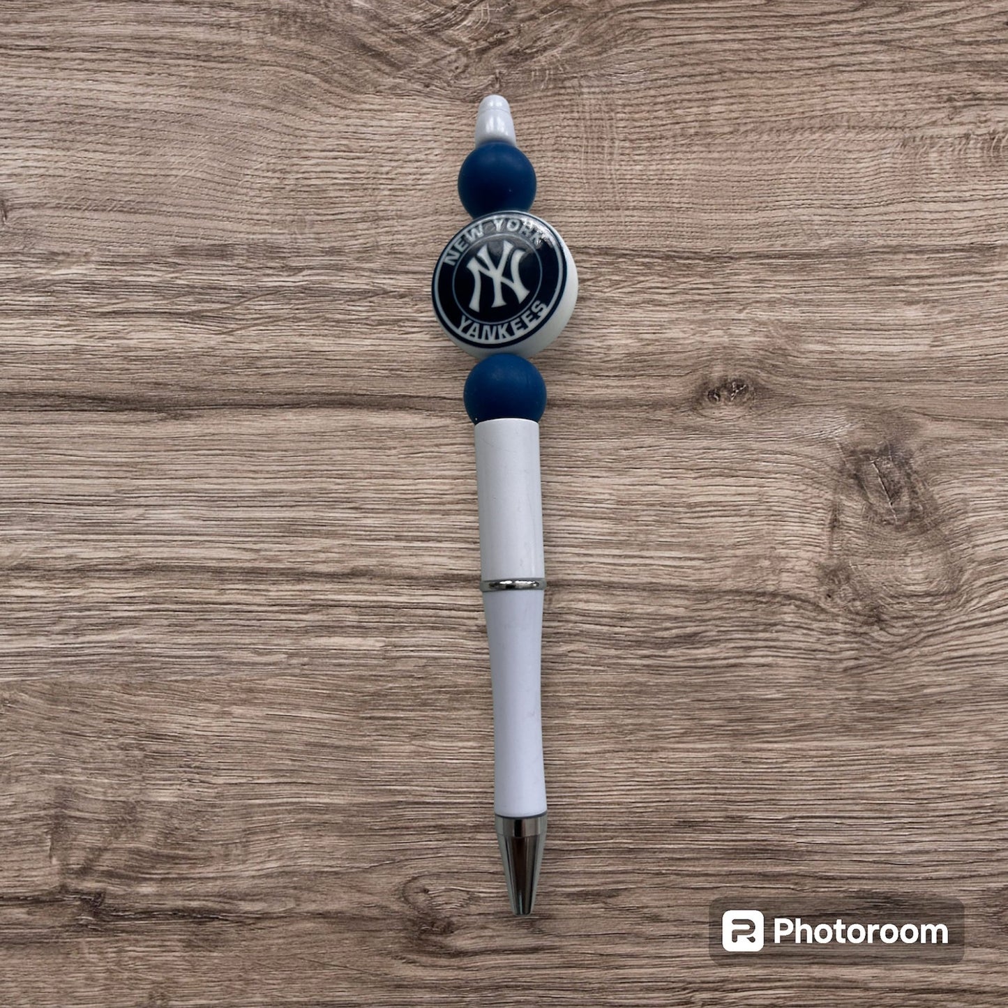 Baseball beaded pen
