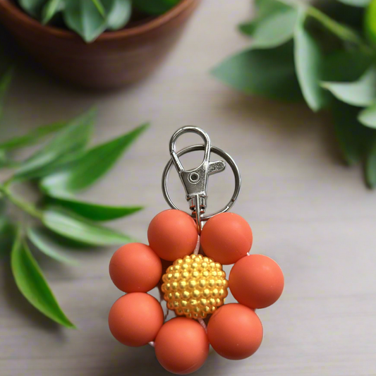 Flower keychain
