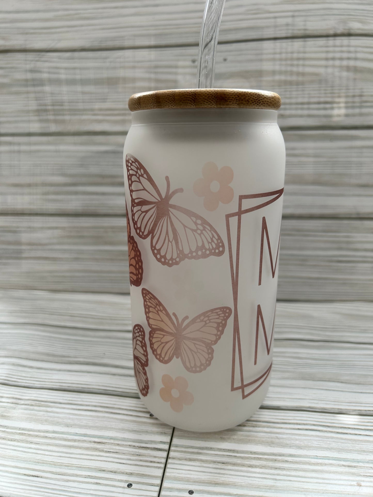 Mama glass tumbler
