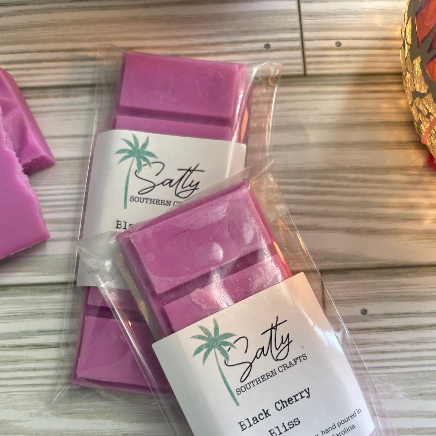 Soy Wax melt Black cherry bliss snap bar