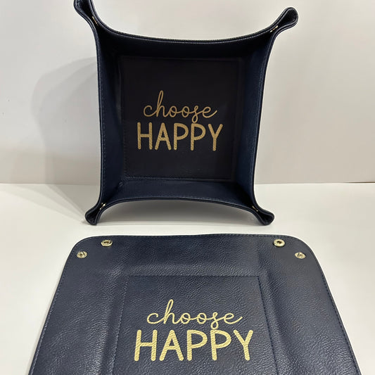 Trinket tray with snaps