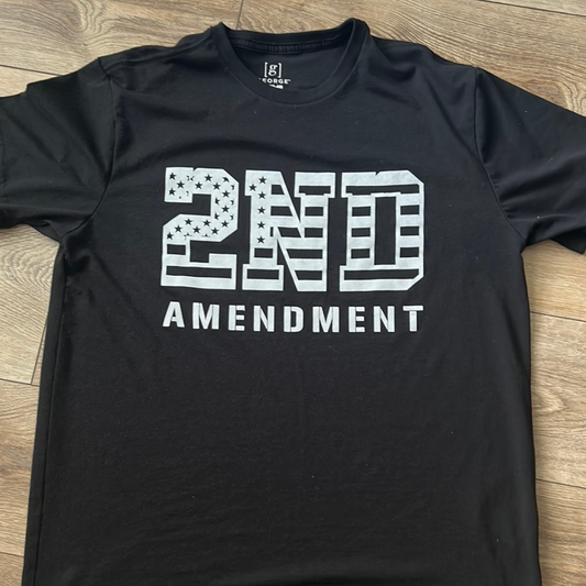 Black 2nd amendment tshirt